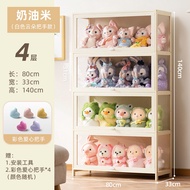 Acrylic Display Storage Box for Figurines Plush Toys Dolls Blind Box Bubble Mat Organizer พักพิงสำหร