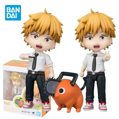 BANDAI Figuarts Mini POCHITA-Denji Action Figures CHAINSAW MAN Anime Model Kit Toys for Boys Origina