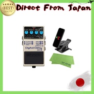 BOSS - Digital Delay DD-8 Effect Pedal + KORG Pitchclip 2 PC-2 + Marks Original Cloth Set