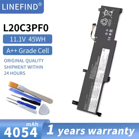 L20C3PF0 45WH Laptop Battery For Lenovo IdeaPad 3-14ITL6 ALC6 V14 V15 V17 G2-ALC IJL ITL L20M2PF0 L2