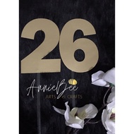 Number Cake Topper (Cardstock)