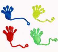 Maraa 10 Pcs Kids Party Supply Favour Mini Sticky Jelly Stick Slap Squishy Hands Toy