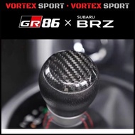 Toyota GR86 Subaru BRZ 2022-2026 Decorative Genuine Carbon Fiber Automatic Gear Knob Head Cover GR86