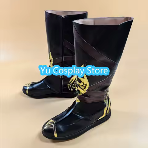 Yu Cosplay Store Li Xingyun Red Coat Cosplay Shoes Anime Cosplay Shoes Boots Halloween Costumes Prop
