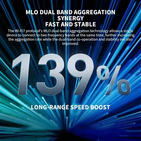 Xiaomi Router BE5000 2.5G Wifi 7 Wiress Router Mesh Group 2.4GHz 5GHz MLO Dual Band Works with Xiaom