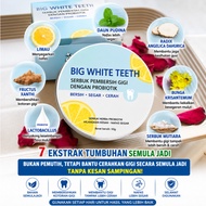 Dr Smile Big White Teeth | Toothpaste & Teeth Powder Untuk Gigi Kuning, Karang & Nafas Segar