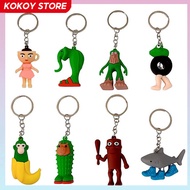 Mainan Anomali Brainrot Toy Tung Tung Sahur Tralalero Tralala Keychain Pendant Doll