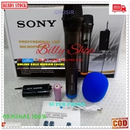 G469 sony Mic Wireless cas Single baterai charger mik wireles pro karaoke UHF mikrophone microphone