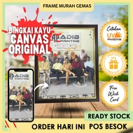 🔥FRAME CANVAS BUKAN BANNER🔥 FRAME CANVAS ORIGINAL BINGKAI KAYU