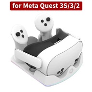 Fast Charging Station For Meta Quest 3S VR Charging Dock Headset Display Stand and Controller Mount 