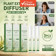 Professional Herbal Inhaler Stick 1.5ml – Nasal Relief with Menthol & Borneol for Freshness & Focus 