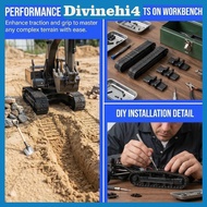 <divinehi4> Tra Metal Pressure Casting Crawler For 1/8/12/14 RC Hydraulic Excavator Bulldozer Tra Sh