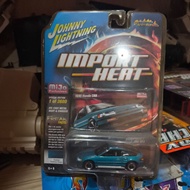 Johnny Lightning 1/64 HONDA CRX SI 1990 Custom Tahitian Green Import Heat Street Freaks