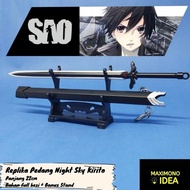 Gantungan Kunci Pedang Anime Night Sky Kirito SAO