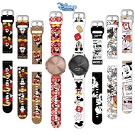 Disney printed strap Silicone band  Mickey Mouse Cute fashion Watch Strap Sports For Garmin Vivomove