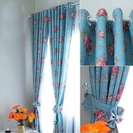 gordeng ruang tamu mewah hordeng jendela 2 kaca hordeng jendela panjang 2 meter gorden smokring 12 r