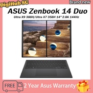 ASUS Zenbook 14 Duo 2026 Ultra X9 388H/Ultra X7 358H 14" 2.8K 144Hz OLED touchscreens ASUS ZenBook