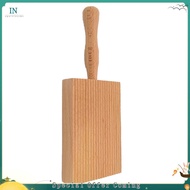 【bairddoro】Pasta Making Board, Gnocchi Board, Beech Wood Gnocchi Board Butter Board Dough Scraper fo
