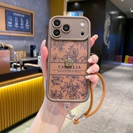 3D Camellia Flower Phone Case with Wrist Strap For Honor Play 10 X6D X8D X5C X8B X7D X6C X9C X7C X5B