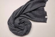 【預購】喀什米爾純極致奢華柔軟厚織圍巾披肩 深麻灰pashmina精