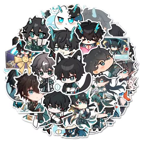 Sunsyea Honkai Star Rail Merch Character Stickers Blade 47 Pieces Anime Collection