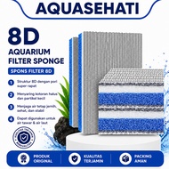 8D Aquarium Filter FoamKapas Aquarium Sponge Filter Cotton Super Premium Amara