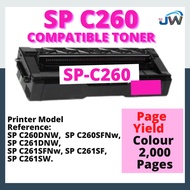 SP C261dnw C260S SP C250 Compatible Ricoh Aficio Toner SPC260S SP C260DNW SP C260SFNW SP C261SFNW
