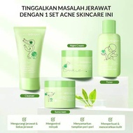 Bioaqua set Tea tree oligopeptide acne barrier care skincare anak