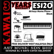 Kawai ES-120 88-key Digital Piano with Speakers / ES120 - Black