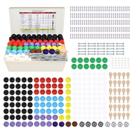 Molecular Model Kit,419PCS Organic Molecular Chemistry Set w/Atoms & Bonds,Molecular Structures Buil