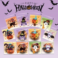 NORDEN - HALLOWEEN COOKIES PLASTIC 10x10 CM - Halowin HALLOWEEN Monster Medan Cookie Snack Packing
