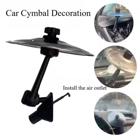 Portable car handheld cymbals, car air conditioning exhaust port decoration, drum cymbal design, tap