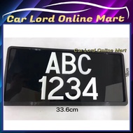 Car Standard Number Plate+Frame Wira Waja Persona Myvi Alza Bezza Axia Viva Honda Toyota