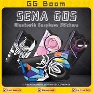 Used For SENA 60s sena 60S Motorcycle Bluetooth Headset Stickers Protect Earphone Box Creative Multi
