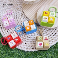 GAOXI75BK Finger Keyboard Caps, Keycap DIY Keyboard Fidget Keychain, Keys Button Relief Stress Pass 