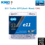 KMC E-Bike Chain 8 9 10 11 12 Speed Electric Bicycle Chain Anti-Rust Protection E8 E9 E10 E11 E12 Wi