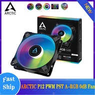 ARCTIC P12 PWM PST A-RGB 0dB Semi-Passive 120mm PC Cooling Fan With Digital A-RGB 12cm RGB Case Fan 5V 3PIN FDB PWM 2000RPM Mute