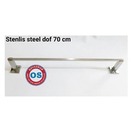 1-PIPE SQUARE TOWEL RACK / MINIMALIST 70 CM OS -70810 (70 CM)