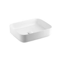 อ่างล้างหน้าวางบนเคาน์เตอร์ COTTO C00126MWH สีขาวด้าน (1267575)