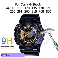 2ชิ้นสำหรับ Casio G-Shock GA-100 GA-110 GA-120 GA-140 GA-150 GA-200 GA-300 GA-400 GA-500 GA-310 135กระจกเทมเปอร์ป้องกันจอฟิล์ม