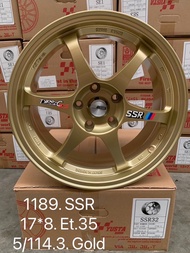 ล้อแม็กใหม่ - SSR - งานYUSTA - ขอบ 17 ( 17 x 5รู114 ) หน้ากว้าง 8.0 x 8.0 - ET35/35 - 4 สี - ส่งฟรี 