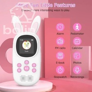 bolin 32GB Music MP3 Player for Kids, Cute Bunny Kids Music MP3 Player with BT MP3 & MP4 Players wit