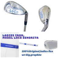 Ladies Golf iron Dunlop Loose ,Model LOCo Senorita - iron 7-91cm,8- 90cm- right handle 100% original