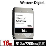 威騰WD Ultrastar DC HC550 16TB/18TB 企業級氦氣硬碟7200轉512MB送SATA線