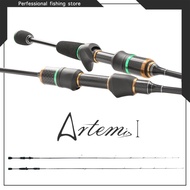 Artemis 1.5m/1.68m/1.8m/1.98m UL Power Fishing Rod Solid Tip Micro-jigging Rod Ultra Light Spinning 