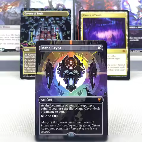 WOT SPG LCC WOE LCI HOLO4-01 TCG Cards for Home Play magical Proxy Mana Crypt Rhystic Study the Smot