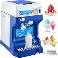 Commercial Electric Ice Shaver, Tabletop Electric Snow Cone Maker, 320 RPM Rotate Speed, 250W Snow Cone Machine Smoothie Blender, Rotate Speed Perfect, for Parties Events Snack Bar 2L