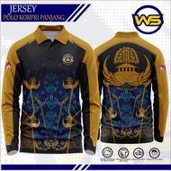 JERSEY POLO KORPRI LENGAN PANJANG / WANGKI KORPRI LENGAN PANJANG / JERSEY KORPRI PANJANG
