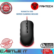 Fantech KANATA VX9 / KANATA S VX9S - BLACK / PINK WHITE Pro Gaming Mouse Mice Wired 3600DPI 7200DPI