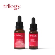 【Trilogy】玫瑰果修復活顏平衡組 (有機全效純玫瑰果油 20ml + 益生菌修復活顏精華液 30ml)